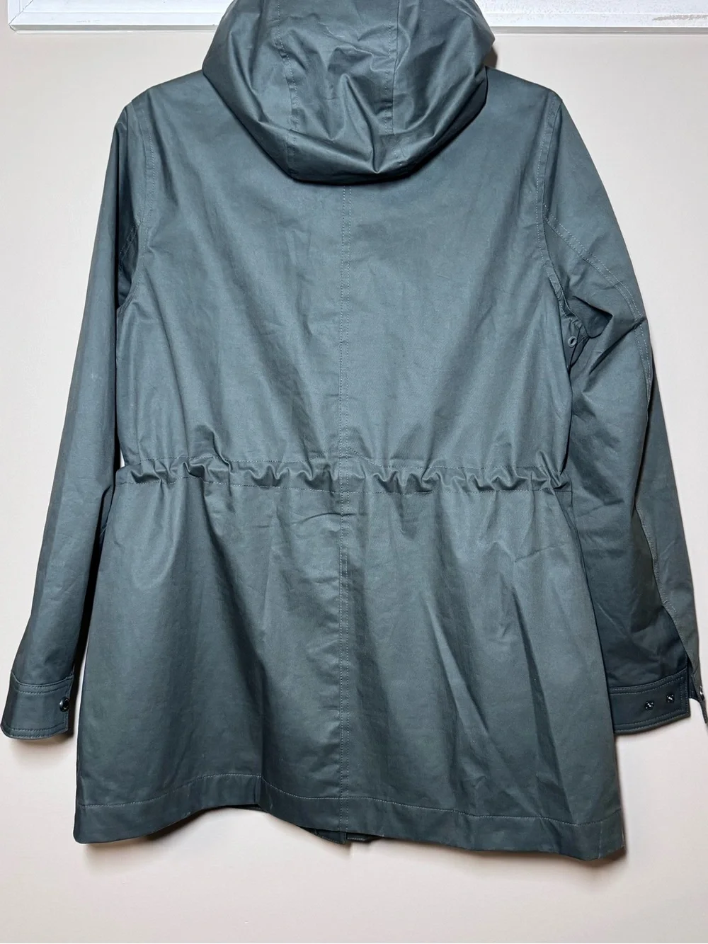 Hunter Women's Hooded Coat in Olive - Picture 7 of 15